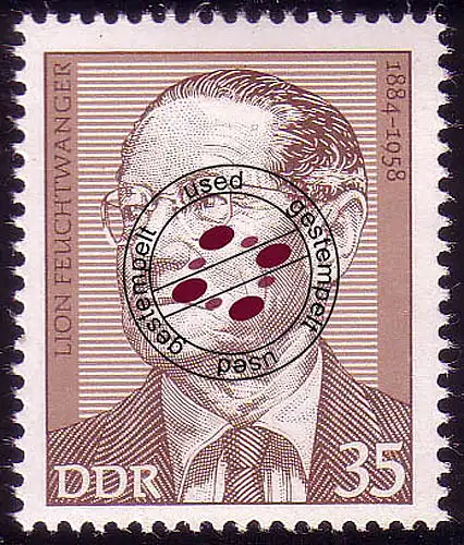 1945 Persönlichkeiten Lion Feuchtwanger 35 Pf O