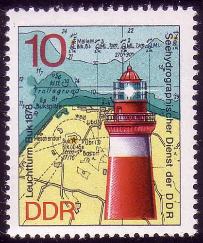 1953 Leuchttürme Buk 10 Pf **