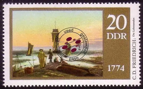 1959 Caspar David Friedrich Niveau de vie 20 Pf O