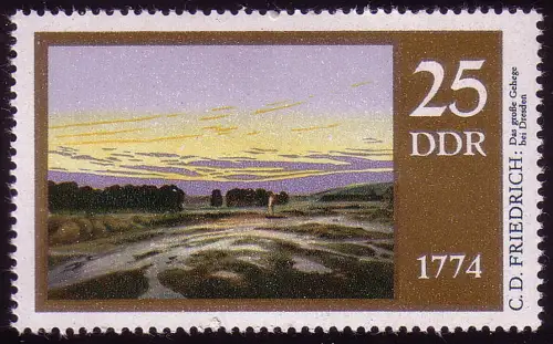 1960 Caspar David Friedrich Gross Geges 25 Pf **