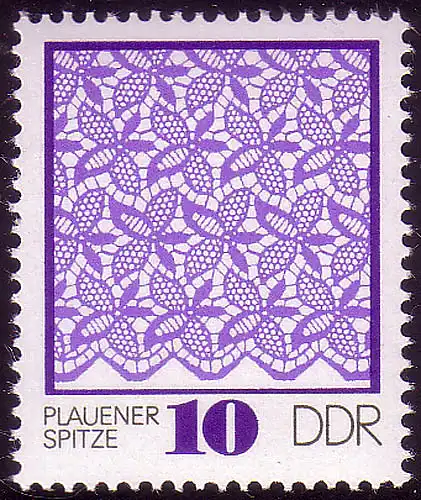 1963 Plauener Spitze 10 Pf **