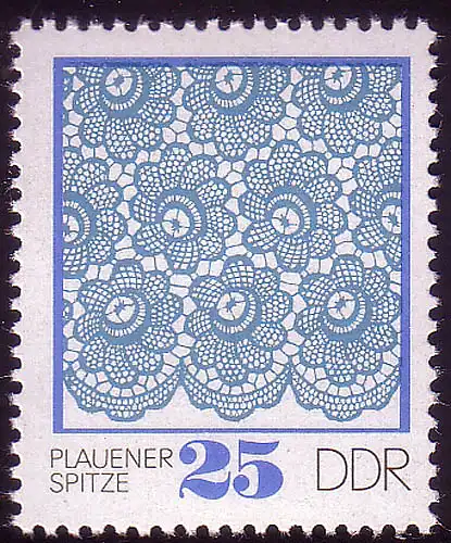 1965 Plauener Spitze 25 Pf **