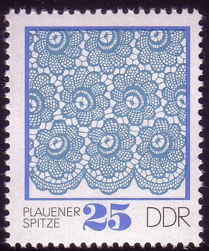 1965 Plauener Spitze 25 Pf **