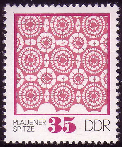 1966 Plauener Spitze 35 Pf **