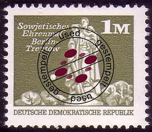 1968 Aufbau in der DDR Kleinformat 1 M O