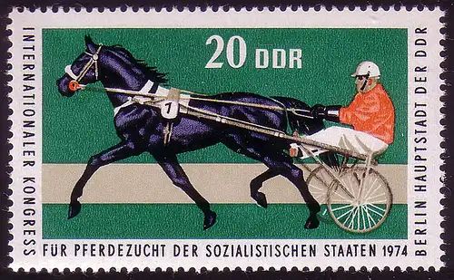 1970 Pferdezucht Traber 20 Pf **