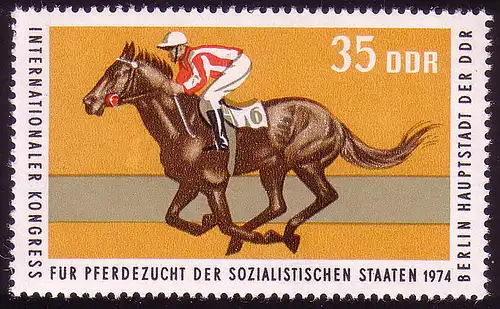 1972 Élevage des chevaux sang total 35 pf **