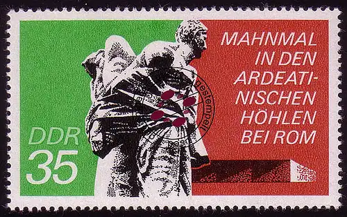 1981 Mahn- und Gedenkstätten 35 Pf O gestempelt