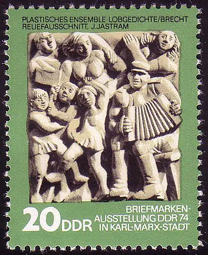 1989 Tag der Philatelisten 20 Pf **