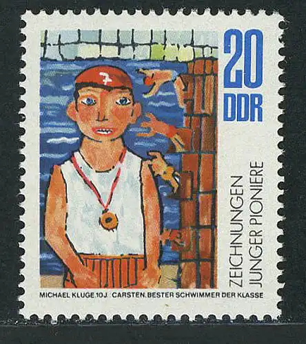 1992 Jeunes pionniers 20 Pf ** .