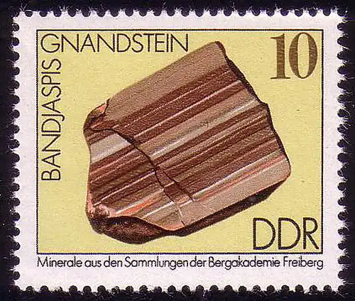 2006 Minerale 10 Pf Bandjaspis **