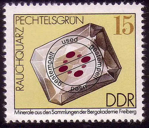 2007 Mineral 15 Pf Quartz de fumée O