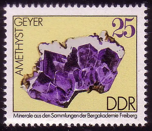 2009 Minerale 25 Pf Amethyst **