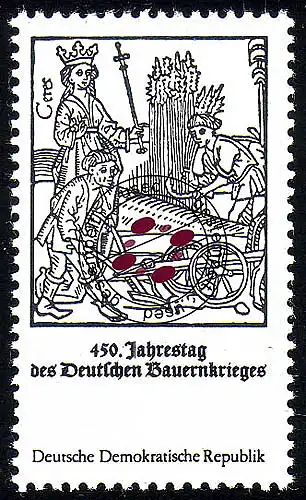 2013 Bauernkriege 5 Pf O gestempelt