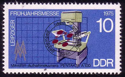 2023 Salon du printemps de Leipzig 10 Pf 1975 O