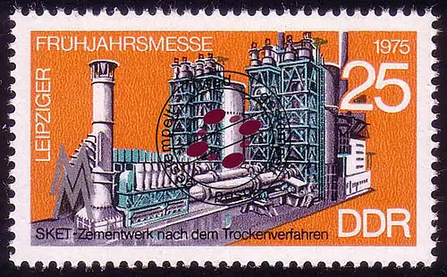 2024 Salon du printemps de Leipzig 25 Pf 1975 O