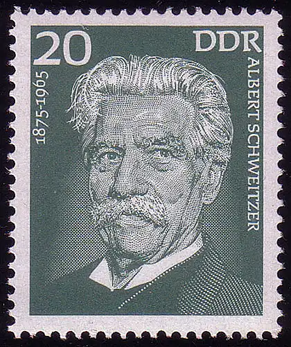 2027 Personnalités importantes 20 Pf Albert Schweitzer **