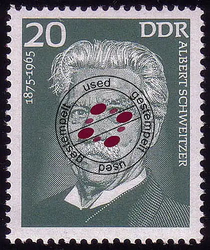 2027 Personnalités importantes 20 Pf Schweitzer O