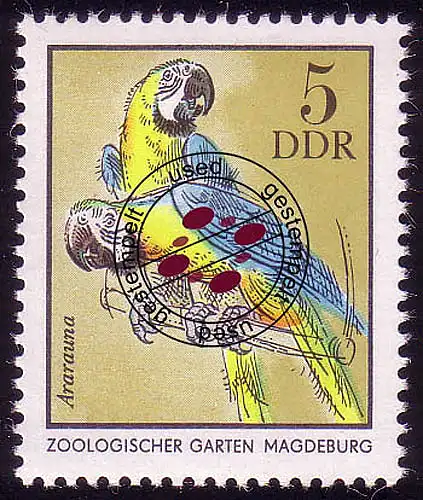 2030 Zootier 5 Pf Ararauna O