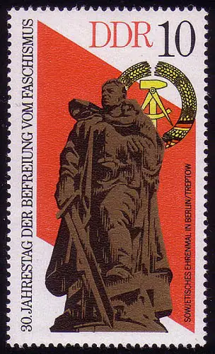 2038 Libération du fascisme 10 Pf **