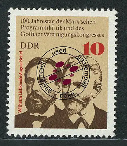 2050 1975 21. Mai 10 Pf O gestempelt