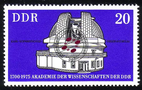 2062 Akademie der Wissenschaften Berlin 20 Pf O