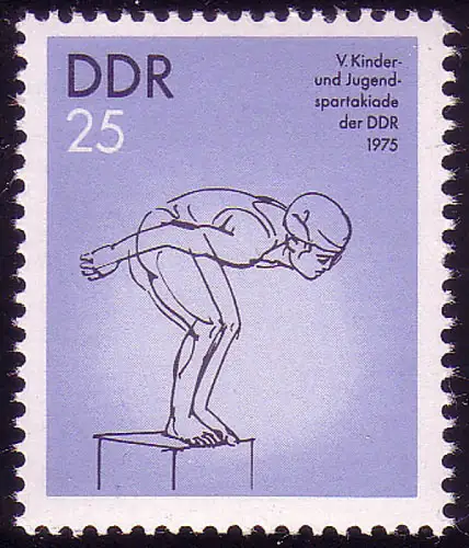 2067 Kinder- und Jugendspartakiade 25 Pf **