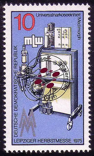 2076 Leipziger Herbstmesse 1975 10 Pf O