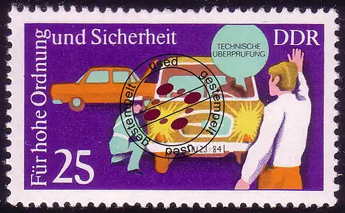 2081 Sécurité routière 25 Pf O .