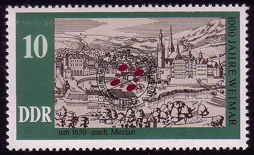 2086 Weimar 10 Pf O