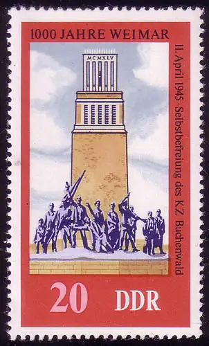 2087 Weimar 20 Pf, postfrisch **