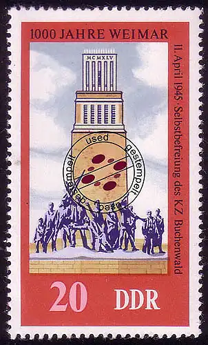 2087 Weimar 20 Pf O