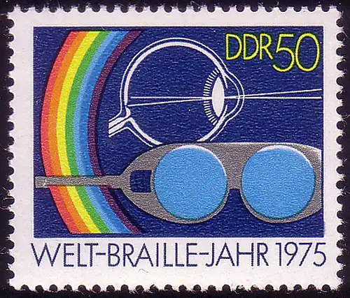 2092 Welt-Braille-Jahr 50 Pf **