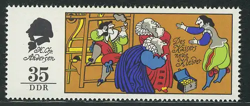 2097 Fêtes - Les nouveaux vêtements de l'empereur 35 Pf **