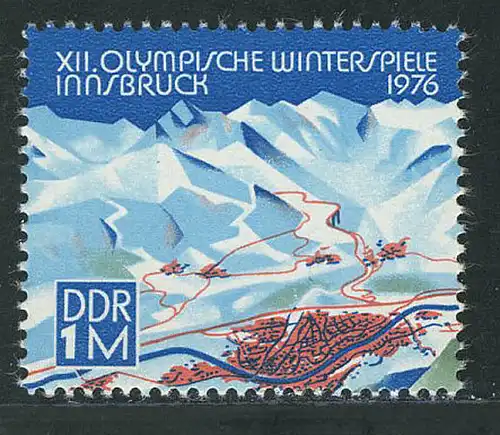 2105 Jeux olympiques d'hiver Innsbruck du bloc 43 **