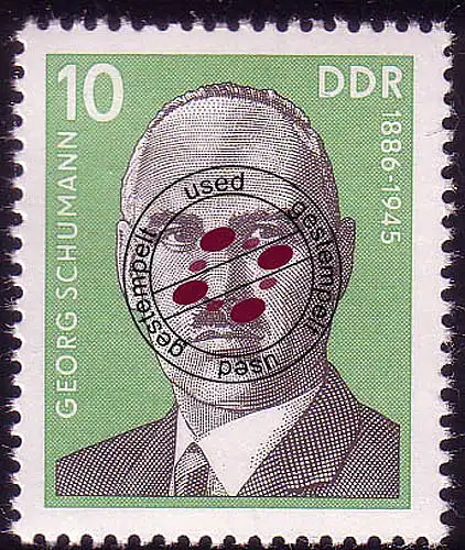 2108 Arbeiterbewegung Georg Schumann O