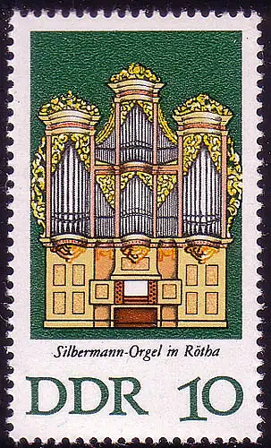 2111 Silbermann-Orgeln 10 Pf **