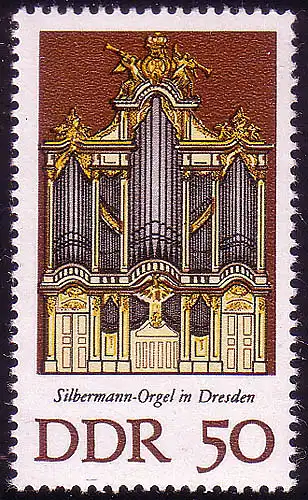 2114 Silbermann-Orgeln 50 Pf **