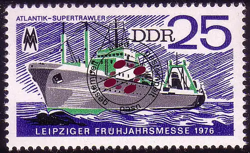 2120 Leipziger Frühjahrsmesse 1976 25 Pf O