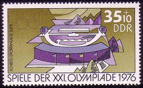 2130 Olympische Sommerspiele 1976, 35+10 Pf **