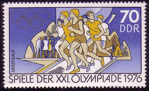 2131 Olympische Sommerspiele 1976, 70 Pf **