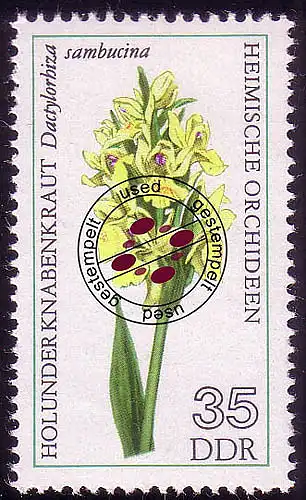 2138 Heimische Orchideen 35 Pf O gestempelt