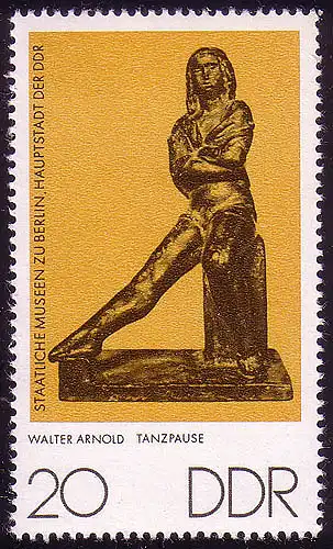 2142 Staatliche Museen Bronzeplastiken 20 Pf **