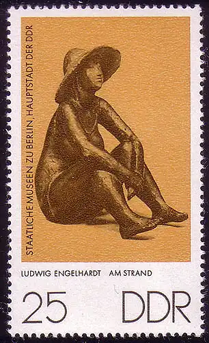 2143 Musées nationaux de bronzeplastiques 25 Pf **