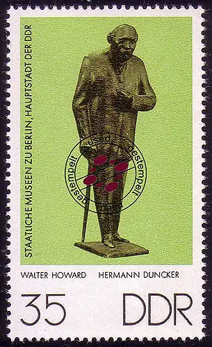 2144 Staatliche Museen Bronzeplastiken 35 Pf O gestempelt