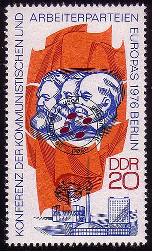 2146 Konferenz der kommunistischen Parteien O gestempelt