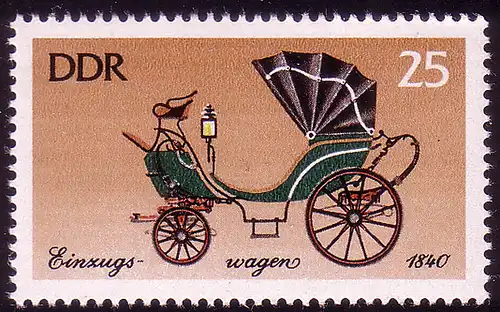 2149 Historische Kutschen 25 Pf **