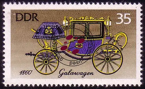 2150 Historische Kutschen 35 Pf O gestempelt