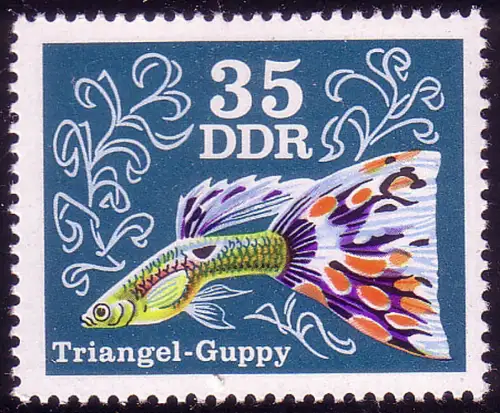 2180 Zierfische Guppys 35 Pf **