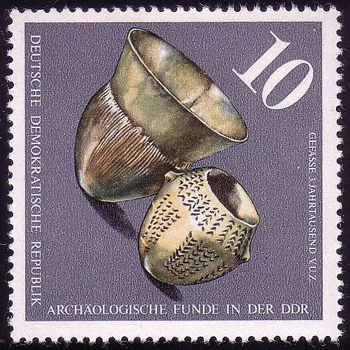 2182 Archäologische Funde in der DDR 10 Pf **